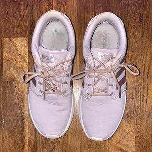 rose gold Adidas sneakers